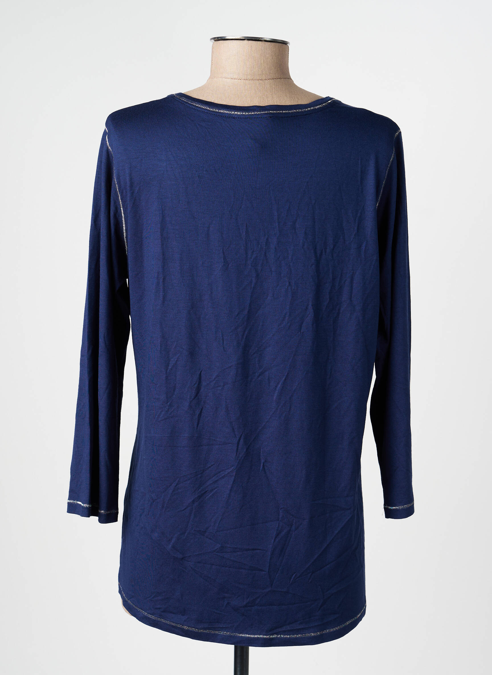 Tricou mâneci lungi mâneci lungi albastru RABE femeie