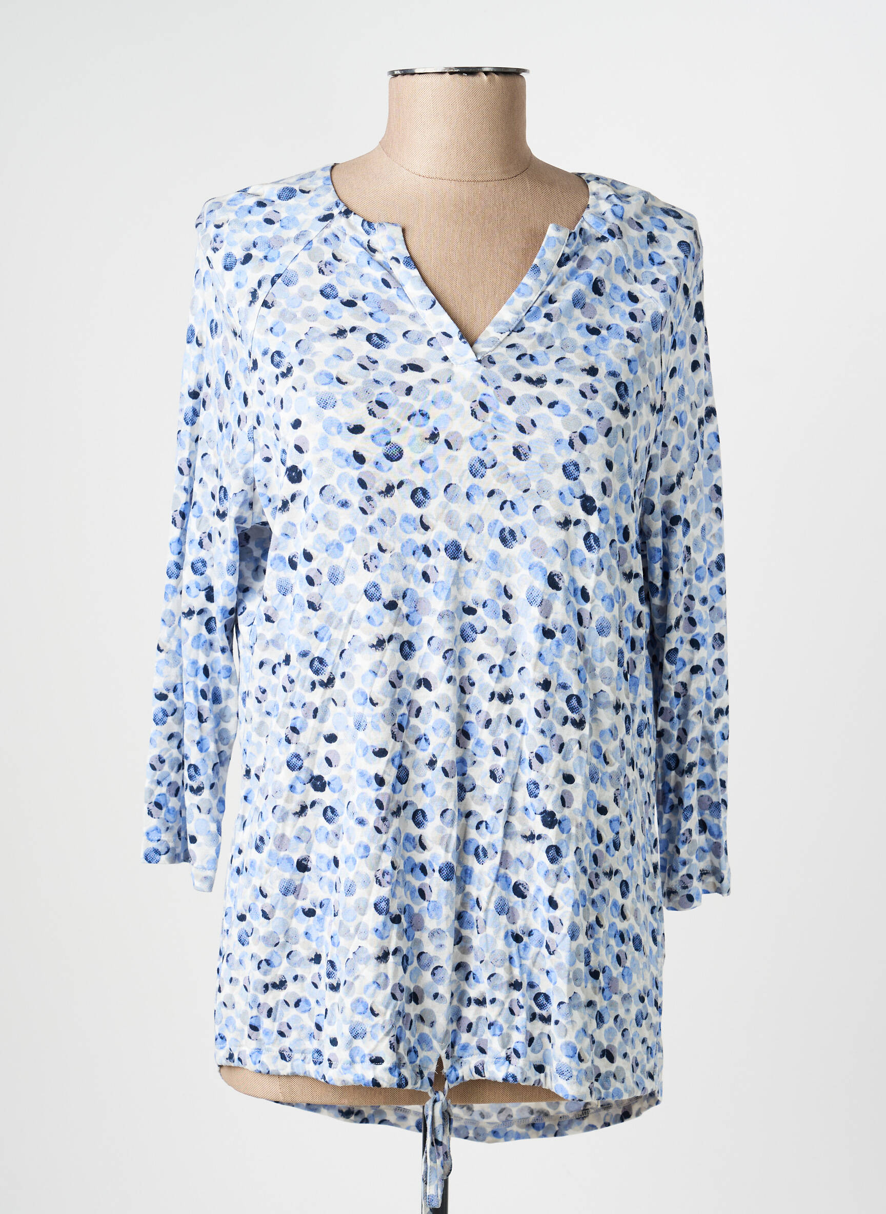 Tricou mâneci lungi mâneci lungi albastru OLSEN femeie