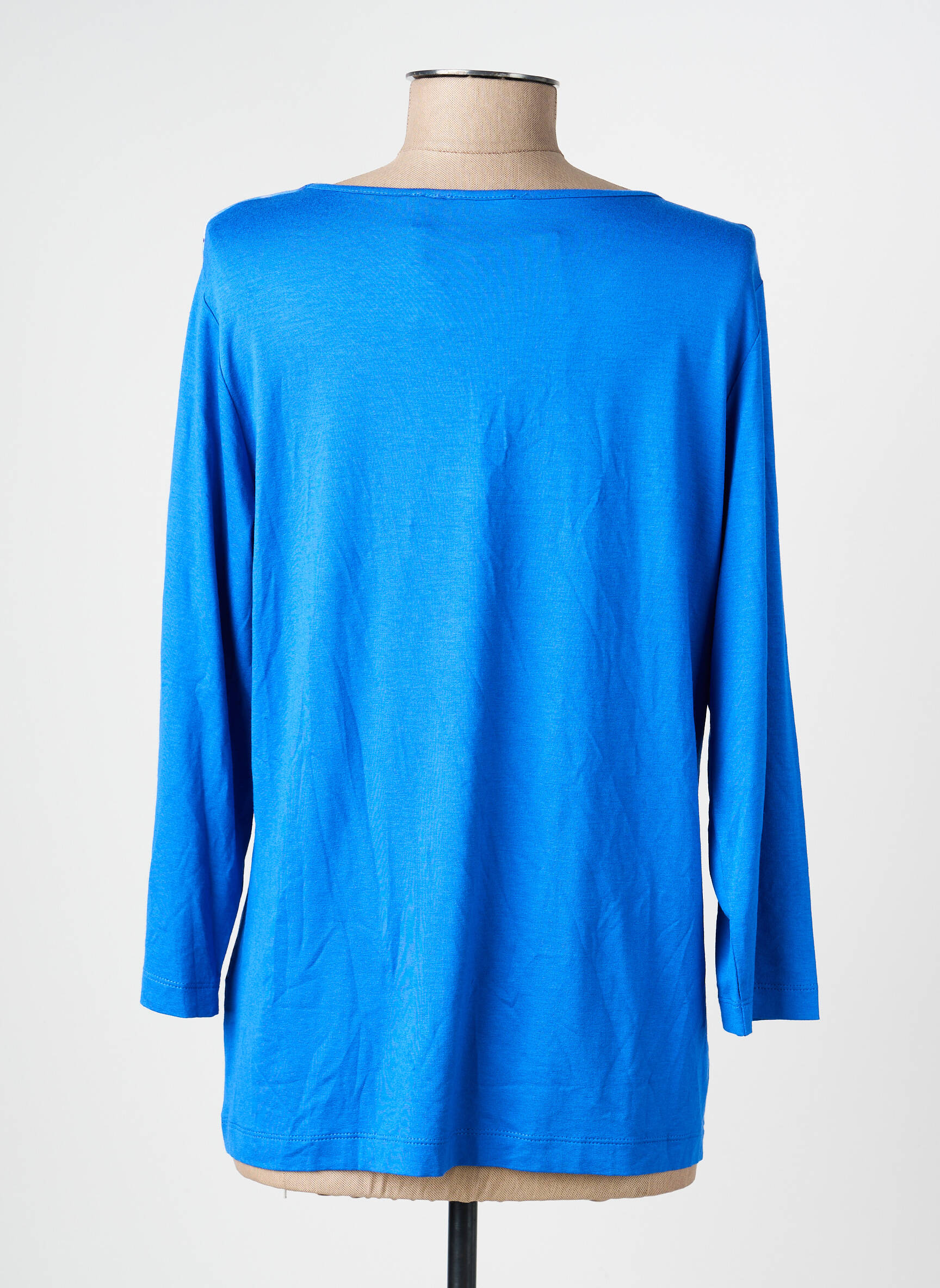 Tricou mâneci lungi mâneci lungi albastru RABE femeie