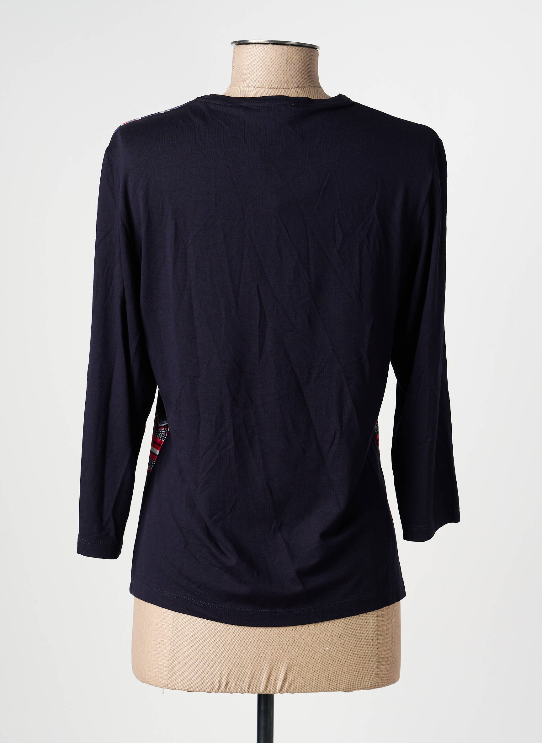 Tricou mâneci lungi mâneci lungi albastru CHRISTINE LAURE femeie