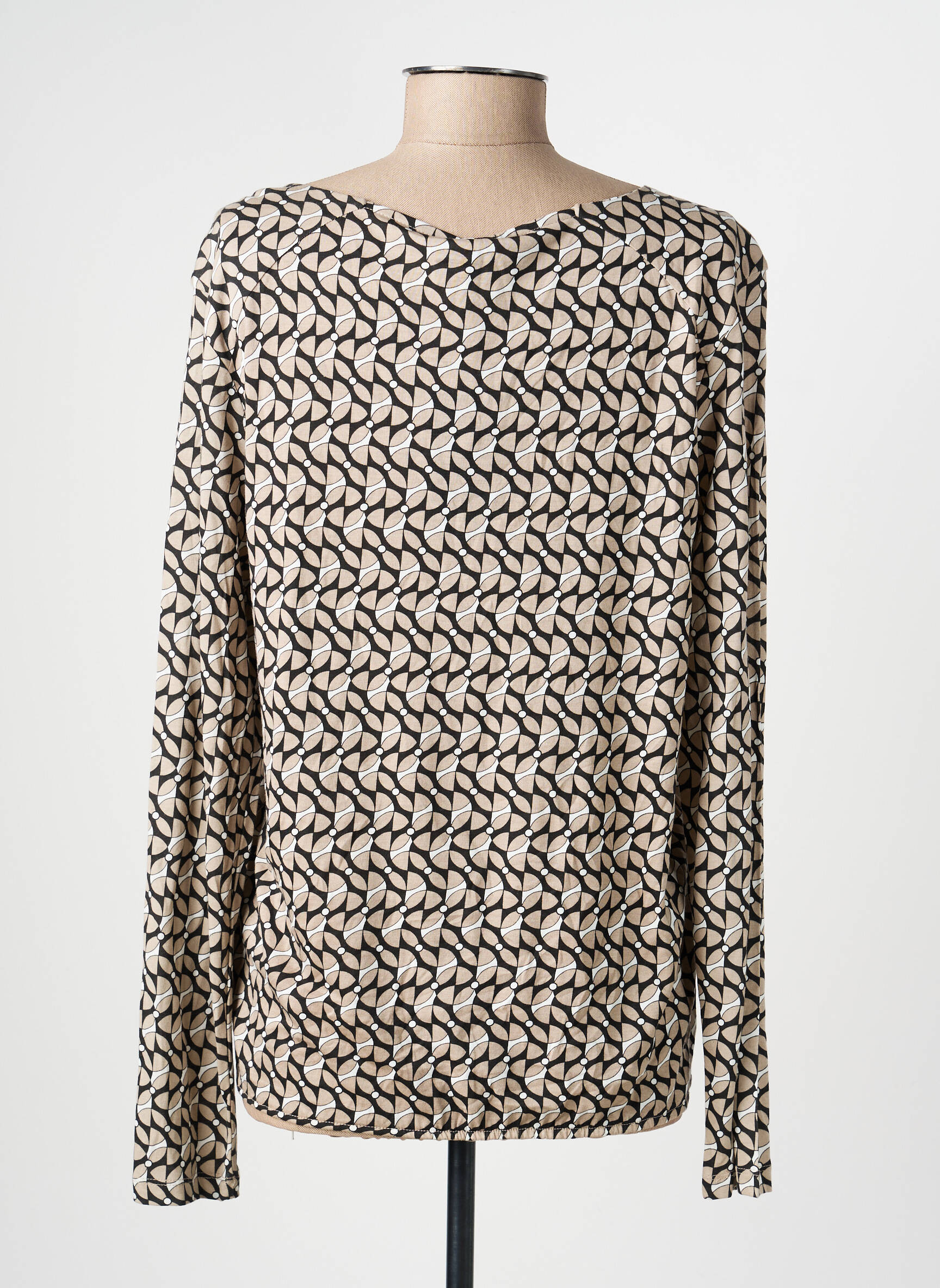 Tricou mâneci lungi mâneci lungi bej OLSEN femeie
