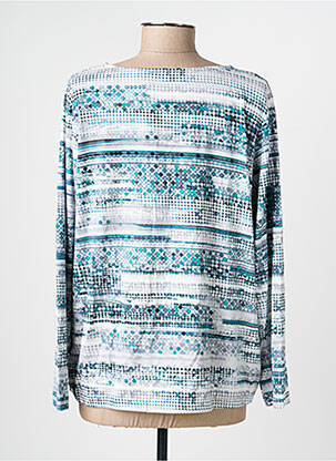 Top elasticitate mâneci lungi albastru RABE femeie