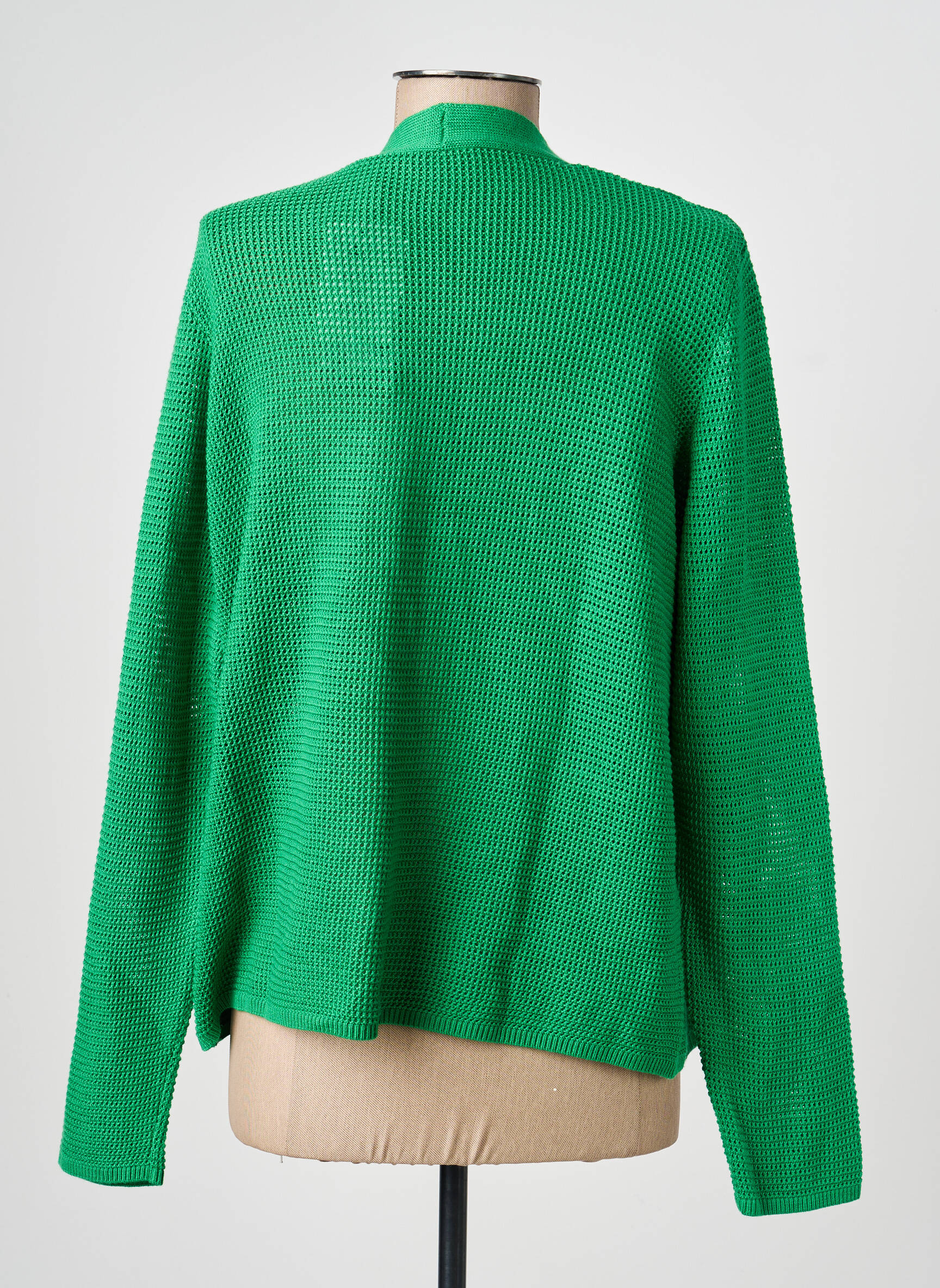Vestă cu mâneci lungi elasticitate verde RABE femeie
