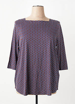 Tricou mâneci 3/4 mâneci 3/4 albastru OLSEN femeie