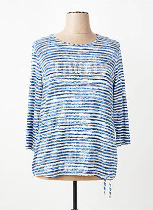 Tricou mâneci 3/4 mâneci 3/4 albastru RABE femeie