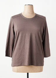 Tricou mâneci 3/4 mâneci 3/4 maro RABE femeie