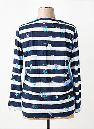Tricou mâneci lungi mâneci lungi albastru THOMAS RABE femeie