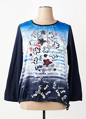 Tricou mâneci lungi mâneci lungi albastru THOMAS RABE femeie