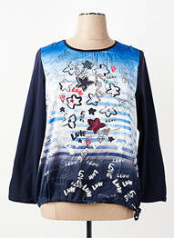 Tricou mâneci lungi mâneci lungi albastru THOMAS RABE femeie