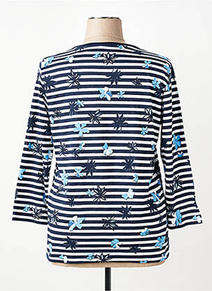Tricou mâneci 3/4 mâneci 3/4 albastru RABE femeie