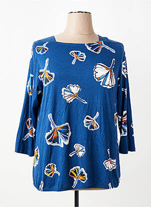 Tricou mâneci 3/4 mâneci 3/4 albastru RABE femeie