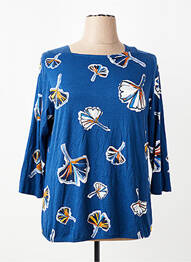 Tricou mâneci 3/4 mâneci 3/4 albastru RABE femeie