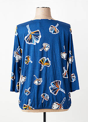 Tricou mâneci 3/4 mâneci 3/4 albastru RABE femeie