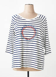 Tricou mâneci 3/4 mâneci 3/4 albastru OLSEN femeie