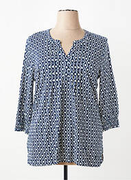 Tricou mâneci 3/4 mâneci 3/4 albastru OLSEN femeie