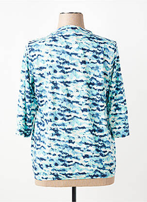 Tricou mâneci 3/4 mâneci 3/4 albastru OLSEN femeie