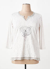 Tricou mâneci 3/4 mâneci 3/4 gri THOMAS RABE femeie