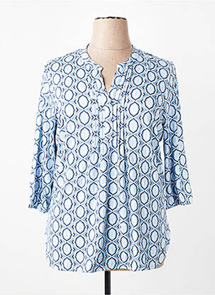 Tricou mâneci 3/4 mâneci 3/4 albastru OLSEN femeie