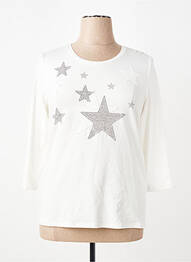 Tricou mâneci 3/4 mâneci 3/4 bej THOMAS RABE femeie