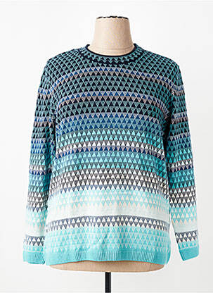 Pulover elasticitate mâneci lungi albastru OLSEN femeie