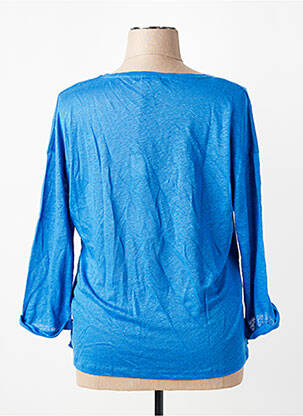 Tricou mâneci 3/4 mâneci 3/4 albastru ESCORPION femeie