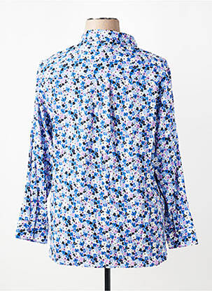 Cămașă imprimeu floral mâneci lungi albastru OLSEN femeie