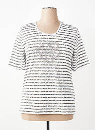 Tricou serigrafie cu strasuri mâneci scurte gri RABE femeie