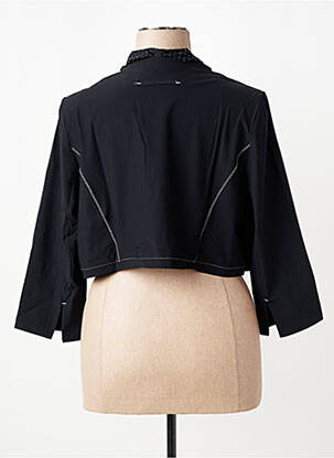 Bolero țesătură crep negru CHRISTINE LAURE femeie