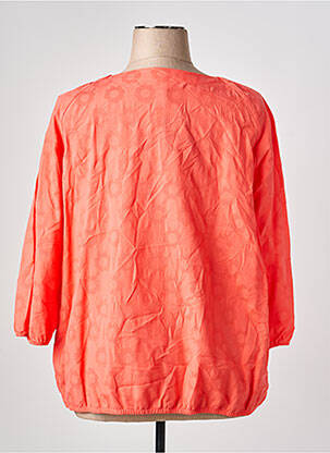 Top guler rotund mâneci lungi roz RABE femeie