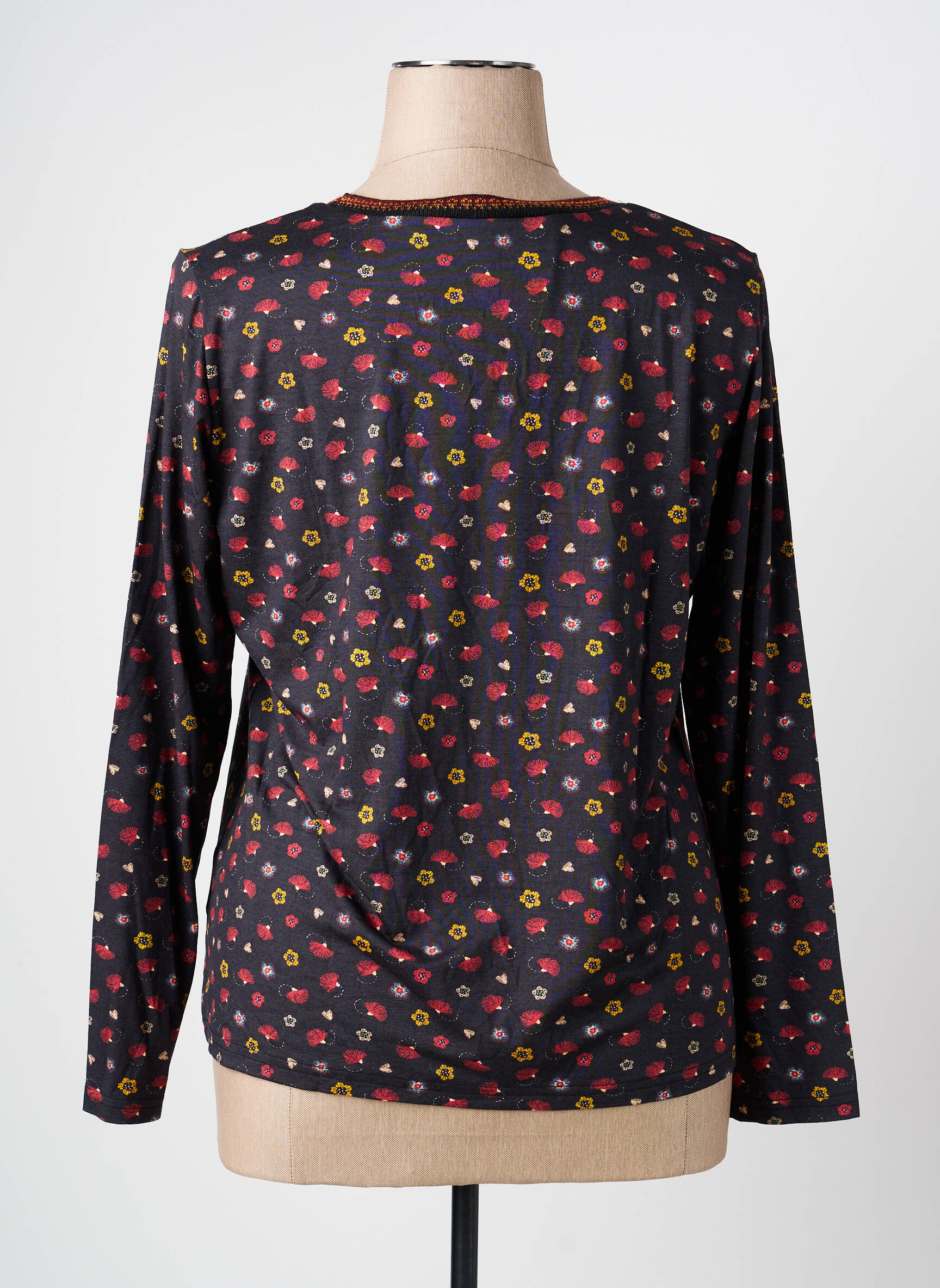 Tricou mâneci lungi mâneci lungi gri TELMAIL femeie