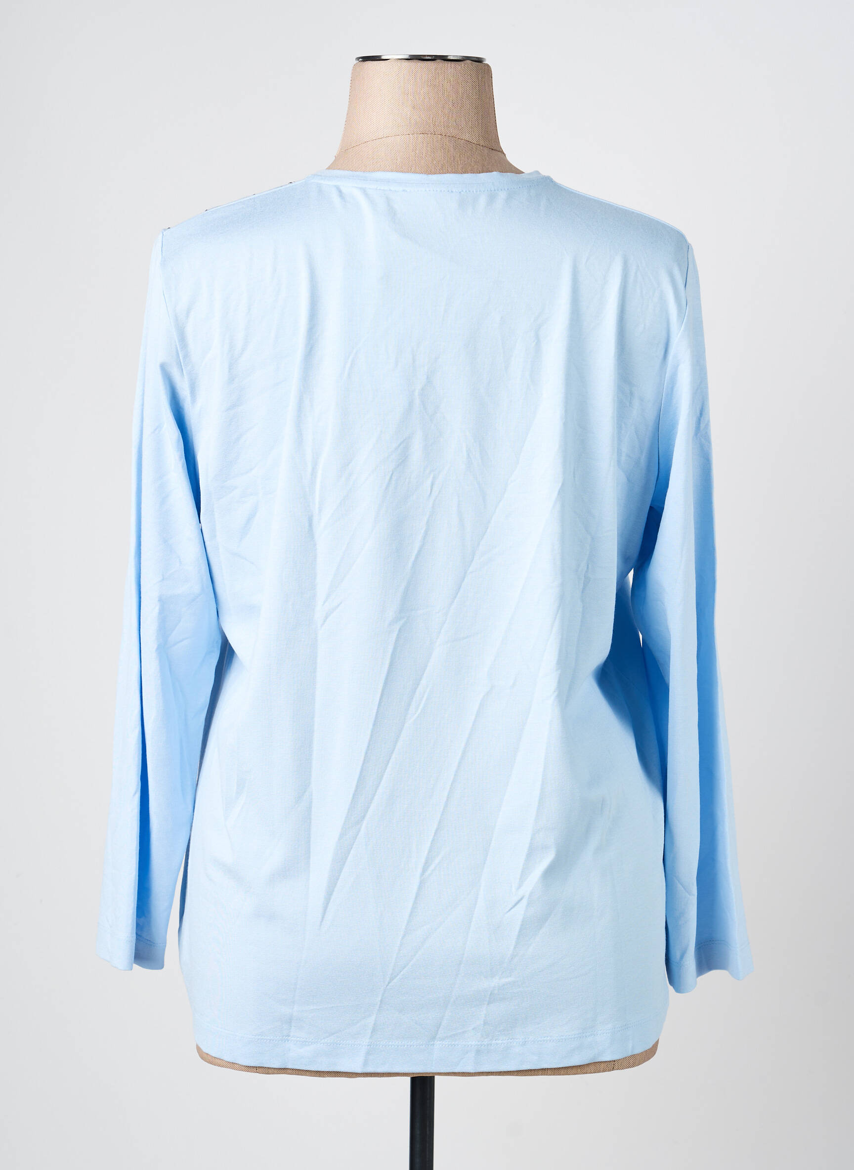 Tricou mâneci lungi mâneci lungi albastru RABE femeie