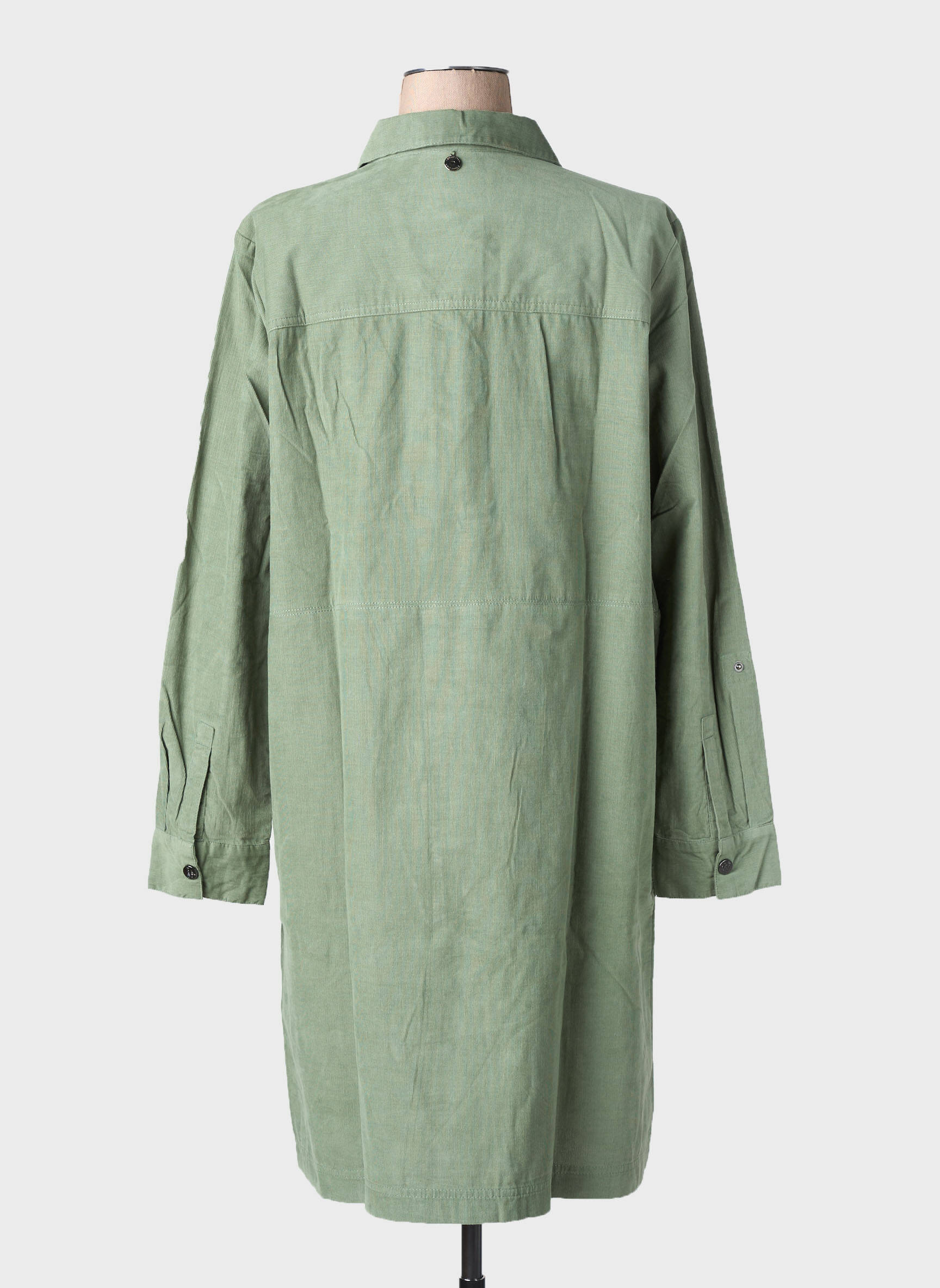 Rochie midi mâneci lungi mâneci lungi verde STREET ONE femeie