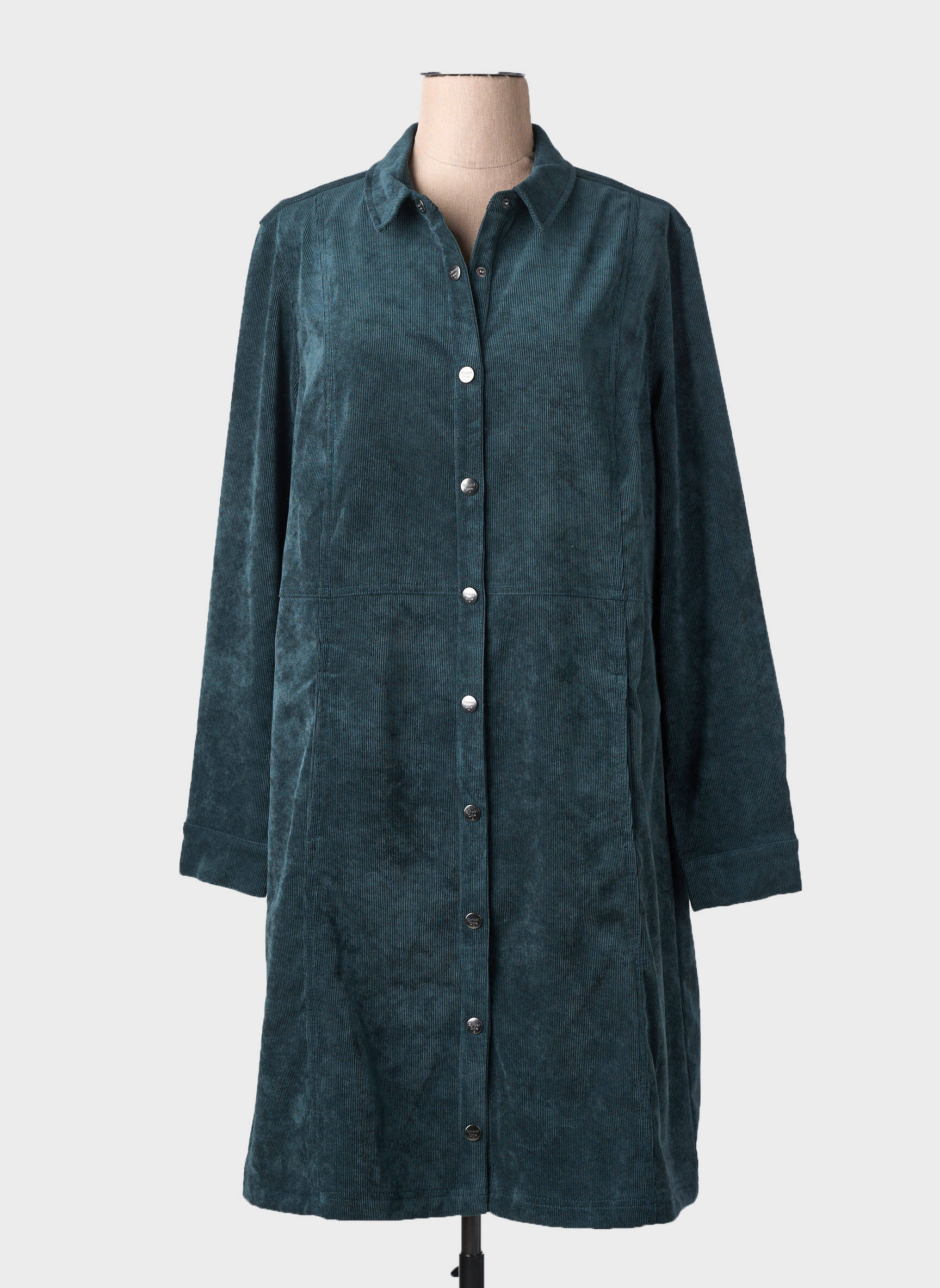 Rochie midi mâneci lungi mâneci lungi verde STREET ONE femeie