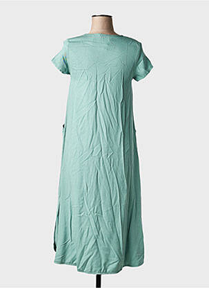 Rochie midi mâneci scurte mâneci scurte verde GUITARE femeie