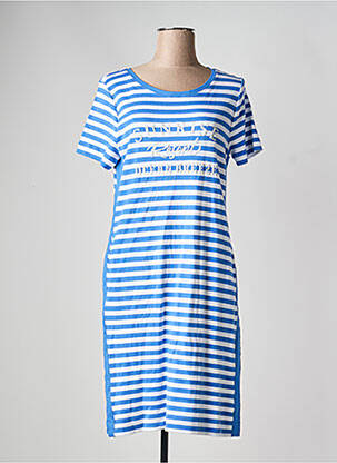 Rochie midi mâneci scurte mâneci scurte albastru OLSEN femeie