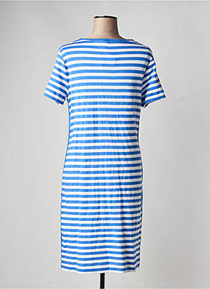 Rochie midi mâneci scurte mâneci scurte albastru OLSEN femeie