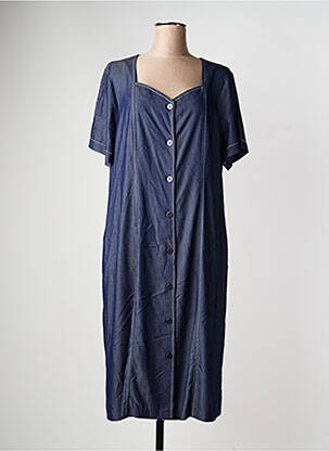 Rochie midi mâneci scurte mâneci scurte albastru GRIFFON femeie