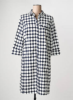Rochie midi mâneci 3/4 mâneci 3/4 albastru FRANK WALDER femeie