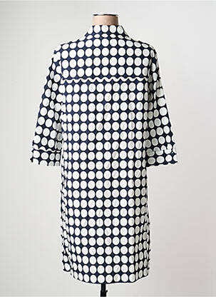 Rochie midi mâneci 3/4 mâneci 3/4 albastru FRANK WALDER femeie