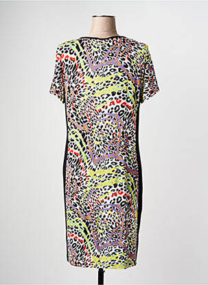 Rochie midi mâneci scurte mâneci scurte negru GUY DUBOUIS femeie
