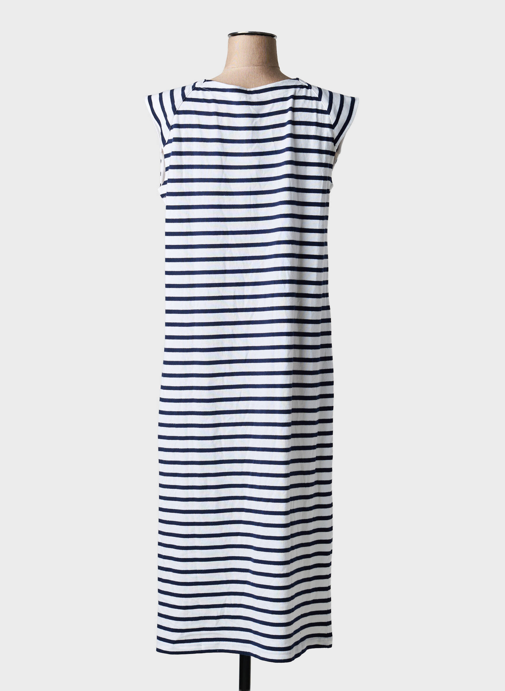 Rochie lungă mâneci scurte mâneci scurte albastru ARMOR LUX femeie