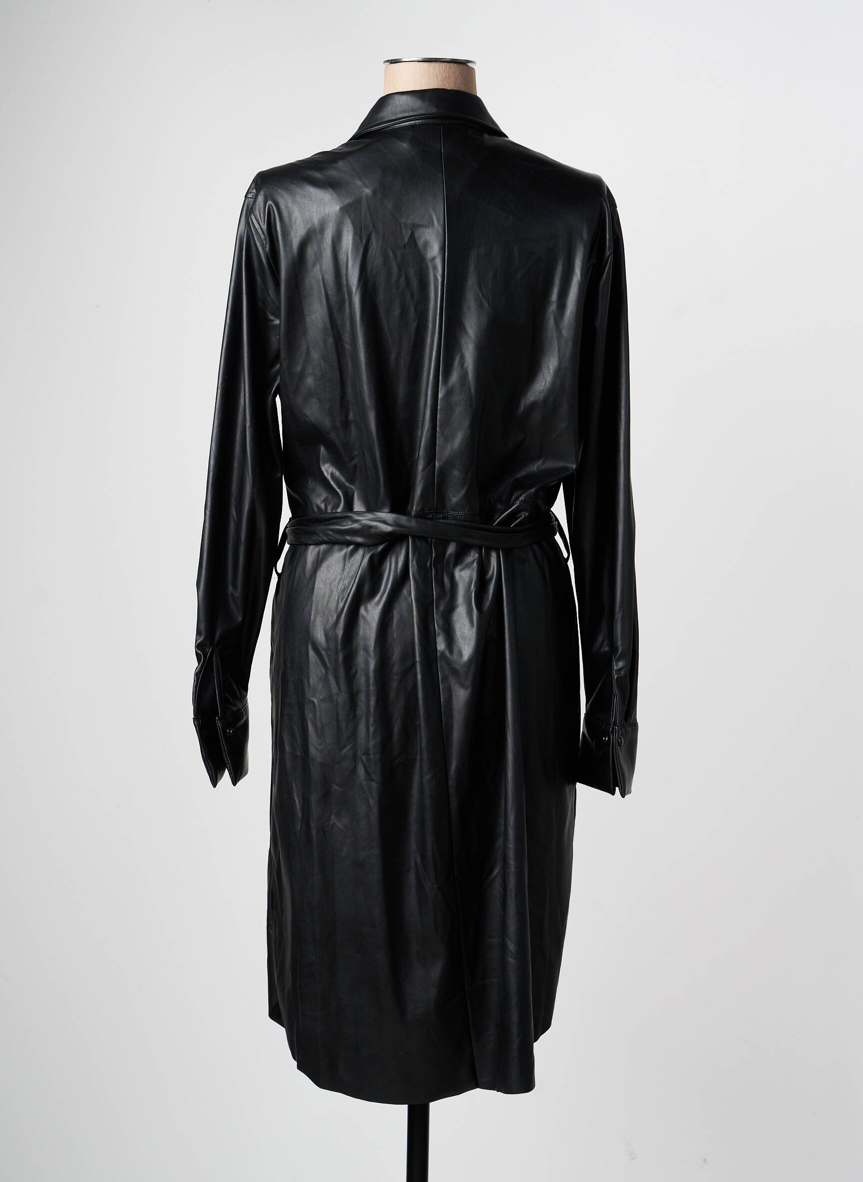 Rochie midi mâneci lungi mâneci lungi negru TONI femeie