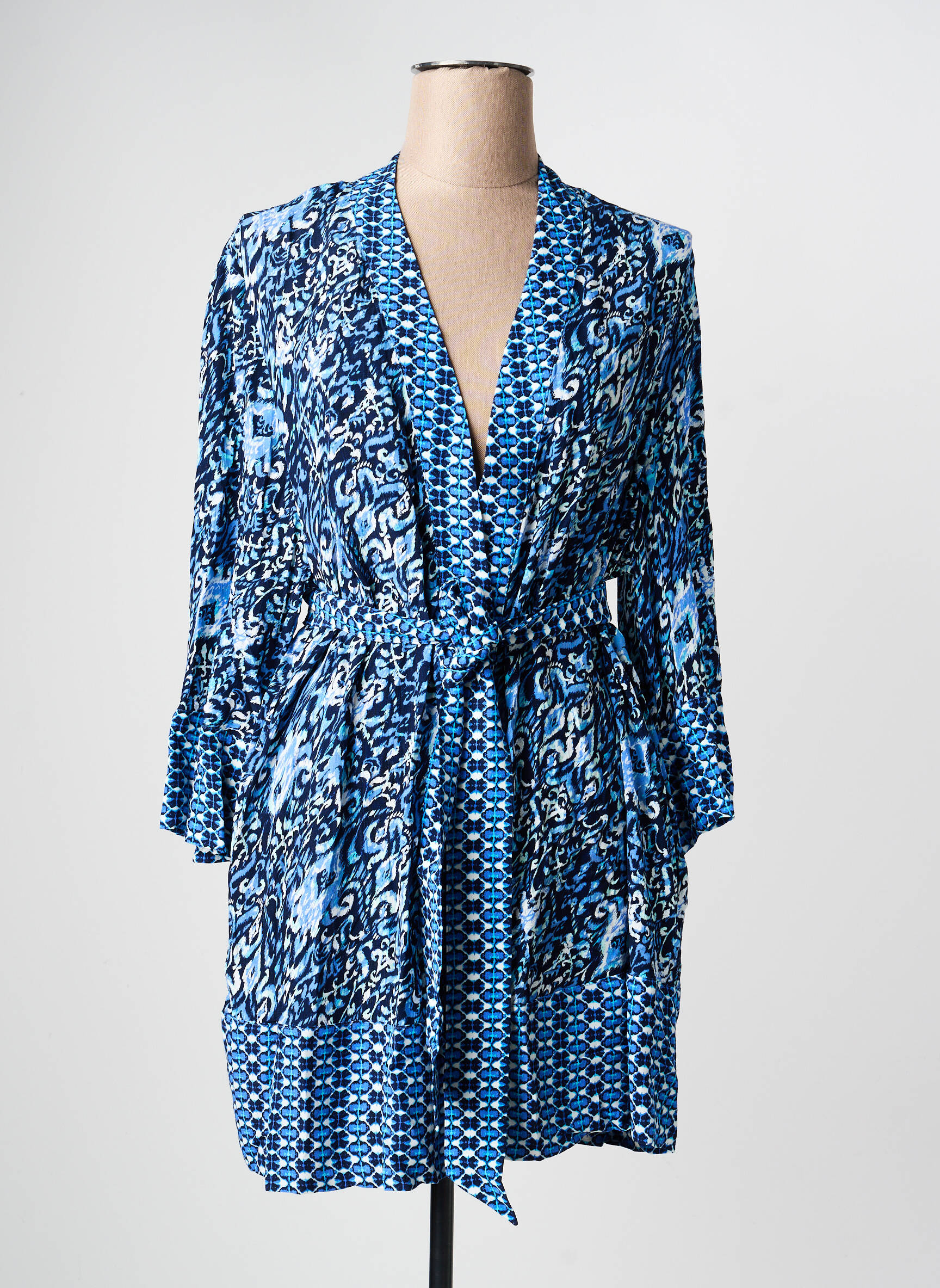 Jachete kimono mâneci lungi albastru OLSEN femeie