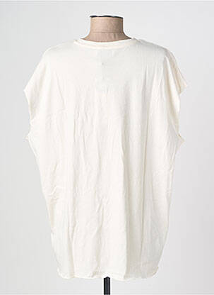 Tricou elasticitate mâneci scurte bej LE TEMPS DES CERISES fată