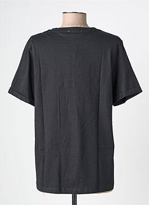 Tricou serigrafie mâneci scurte negru GARCIA femeie