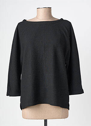 Top elasticitate mâneci lungi negru STREET ONE femeie