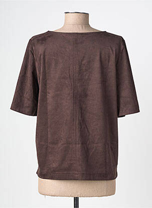 Tricou elasticitate mâneci scurte maro STREET ONE femeie