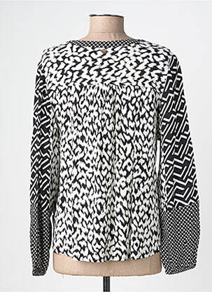 Top croială fluidă mâneci lungi negru STREET ONE femeie