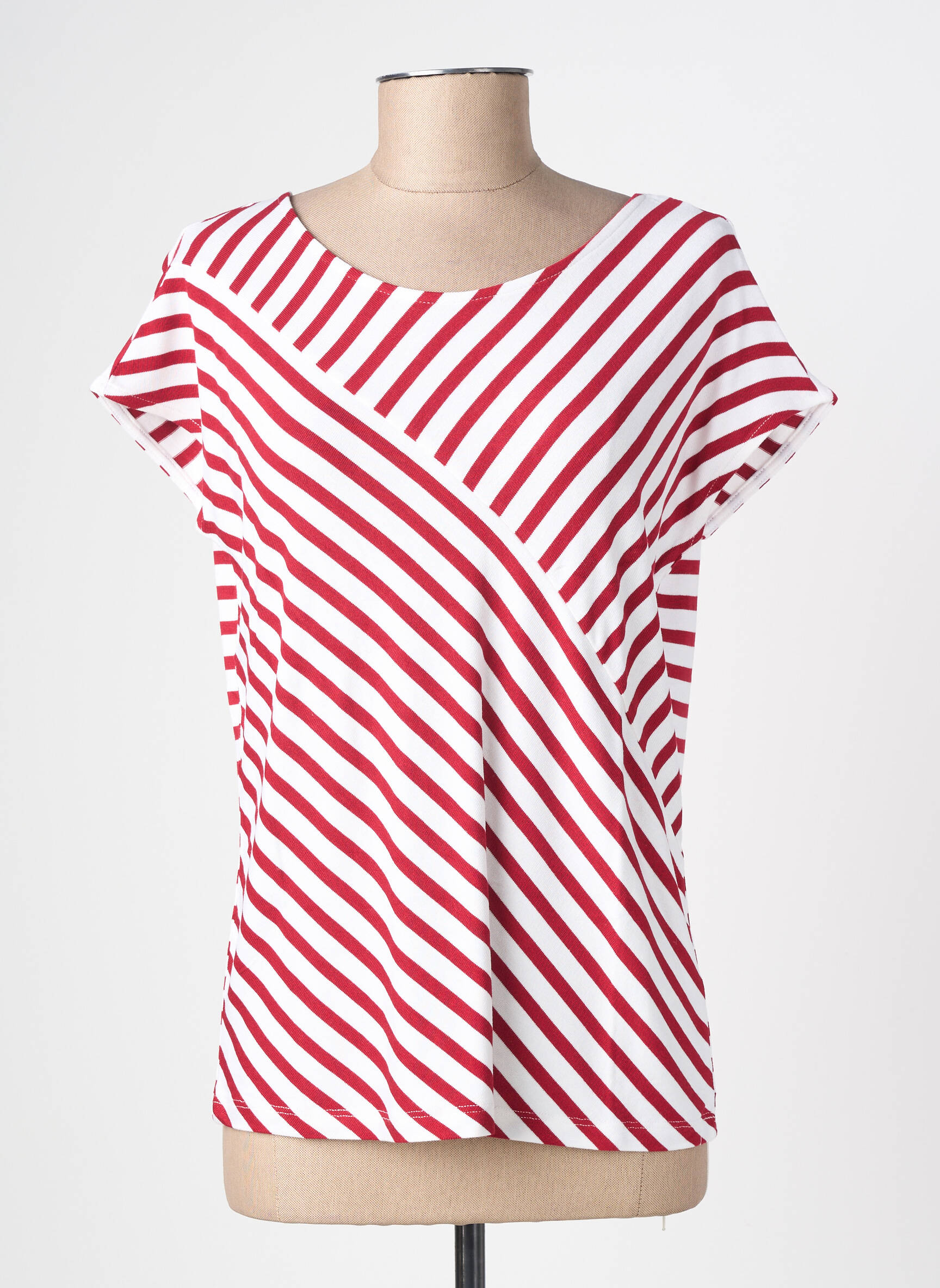 Tricou elasticitate mâneci scurte roșu STREET ONE femeie
