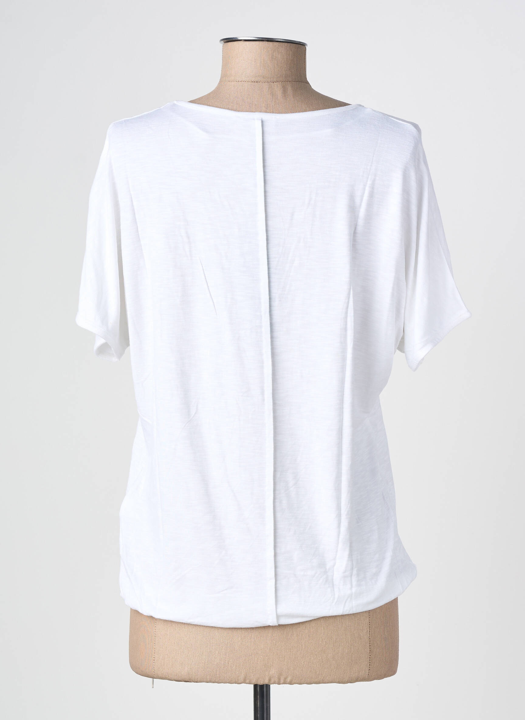 Tricou elasticitate mâneci scurte alb STREET ONE femeie